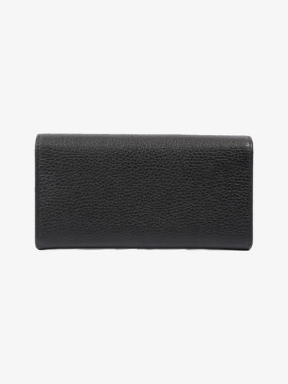 Gucci Marmont Long Wallet Black Leather