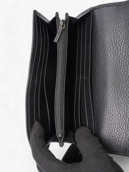 Gucci Marmont Long Wallet Black Leather