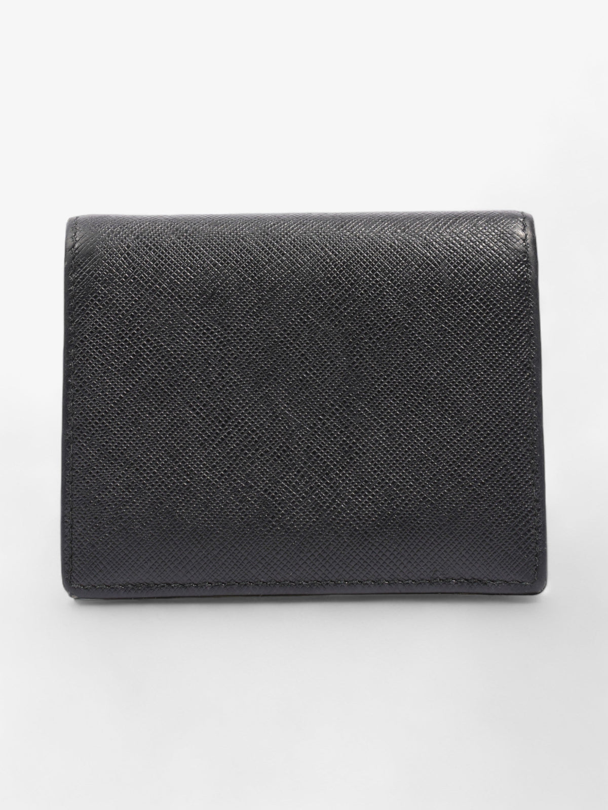 Prada Small Wallet Black Saffiano Leather