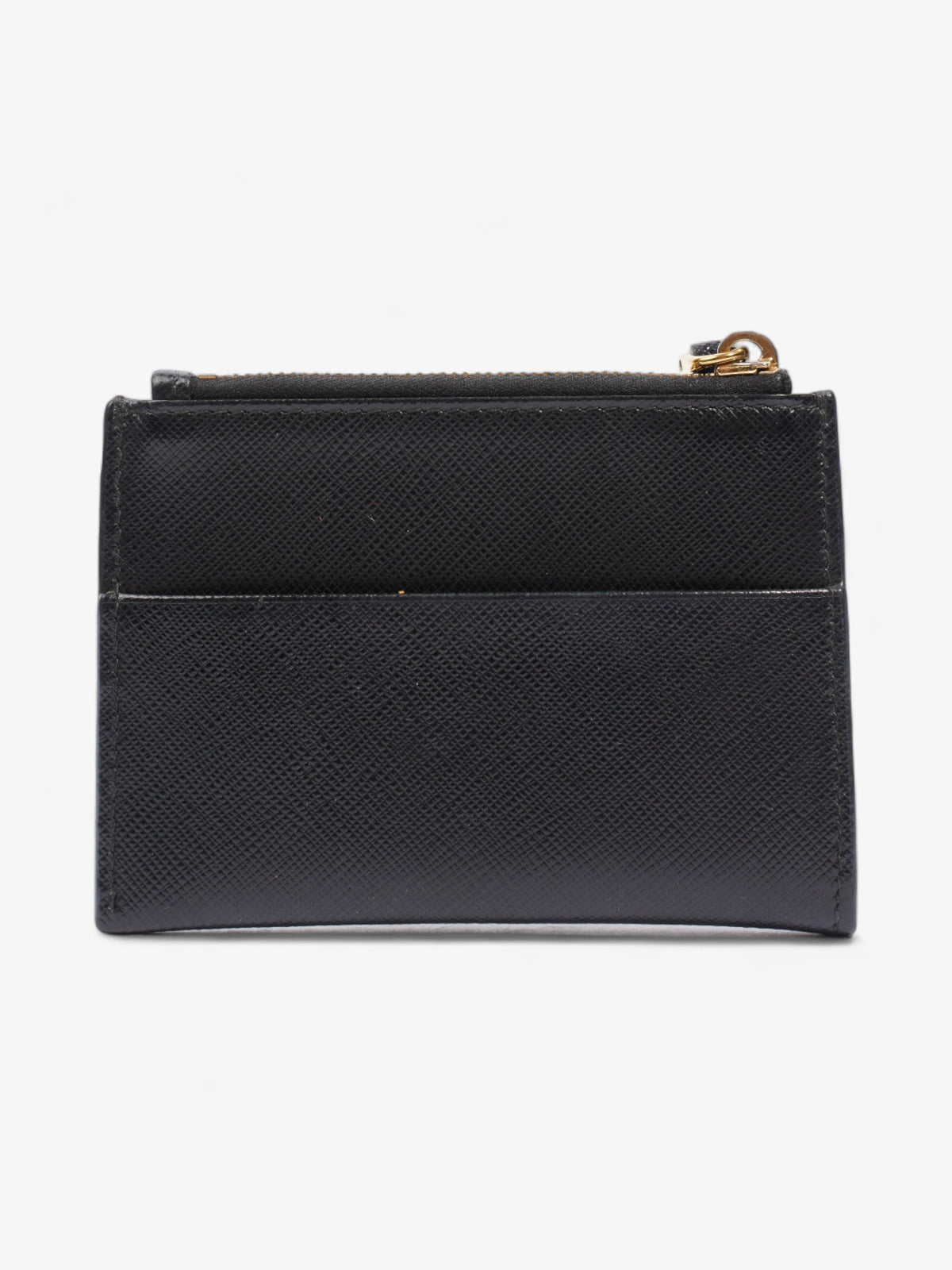 Prada Triangle Wallet Black Saffiano Leather