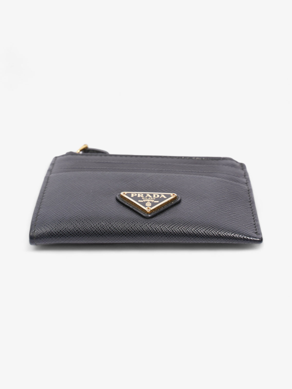 Prada Triangle Wallet Black Saffiano Leather