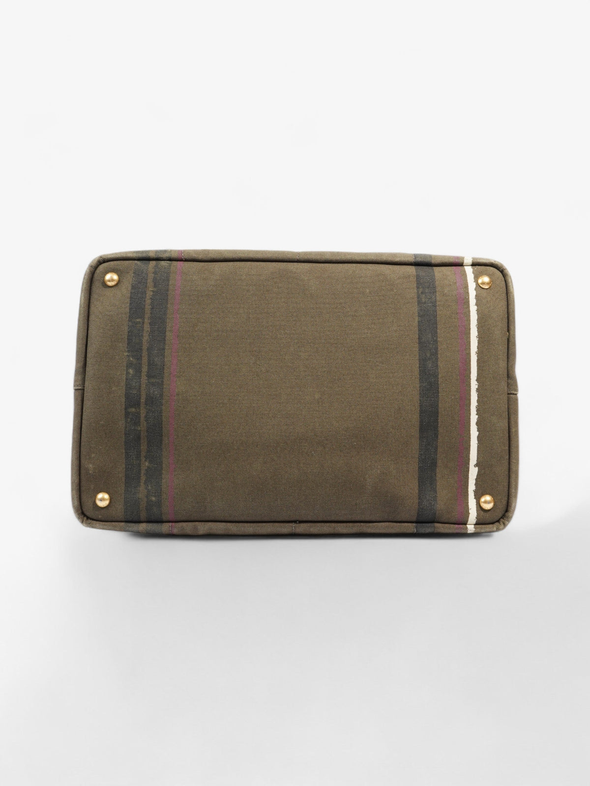 Prada Canapa Green Canvas