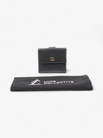 Gucci GG Marmont Compact Wallet Black Leather