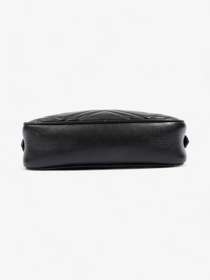 Gucci GG Marmont Black Matelasse Leather Small