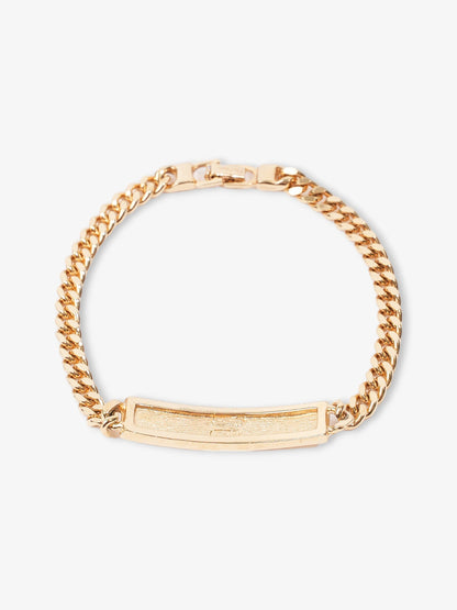 Christian Dior CD Logo Bracelet Gold Base Metal