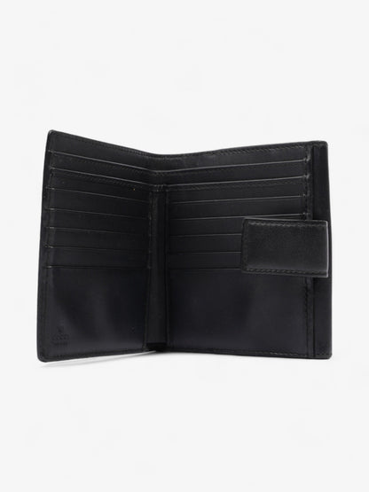 Gucci Padlock Wallet Beige And Ebony GG Supreme / Black Coated Canvas
