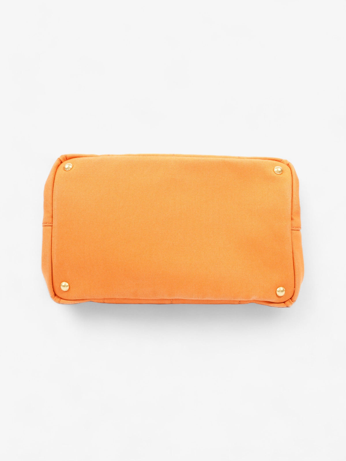 Prada Canapa Tote Orange Canvas Medium