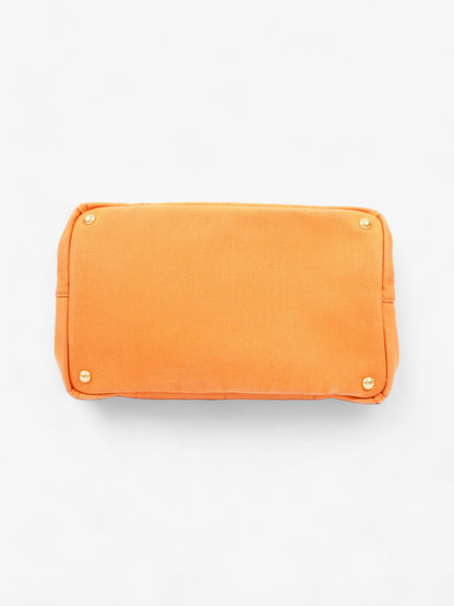Prada Canapa Tote Orange Canvas Medium