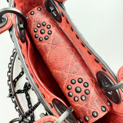 Christian Dior Cruise Collection Mini Studded Flower Ladydior Bag