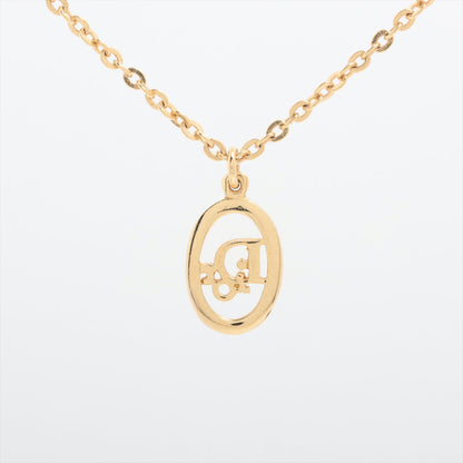 Christian Dior Logo Gold Necklace Costume Jewellery