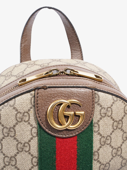 Gucci Ophidia Backpack Supreme / Green Coated Canvas Small