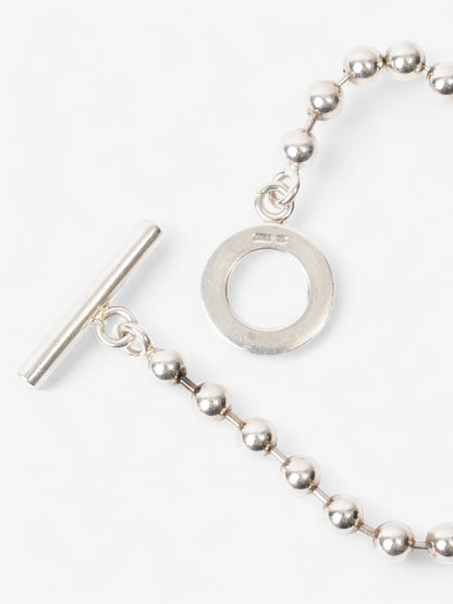 Gucci Ball Chain Bracelet Silver Silver Sterling 15cm