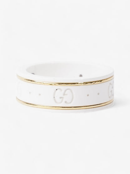 Gucci Icon Ring White / Gold 9