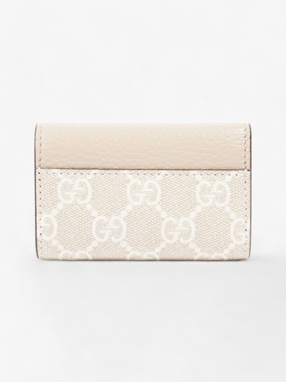 Gucci Key Case Beige Leather