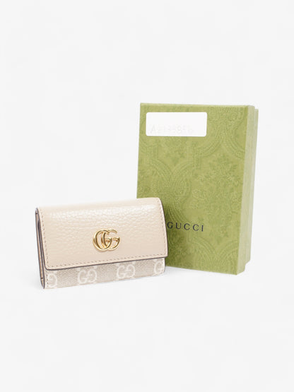 Gucci Key Case Beige Leather