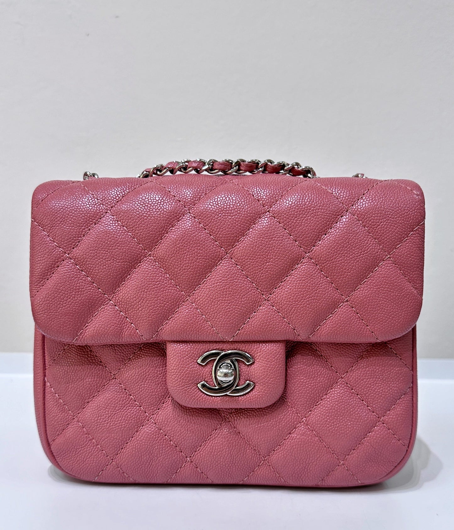 Chanel Flap Small Quilted Pink Shoulder Bag
