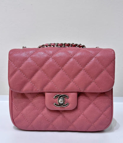 Chanel Flap Small Quilted Pink Shoulder Bag