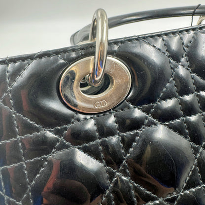 Christian Dior LadyDior Medium Patent leather Bag TWS