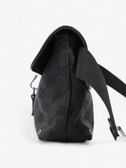 Gucci GG Jackie Belt Bag Black Canvas