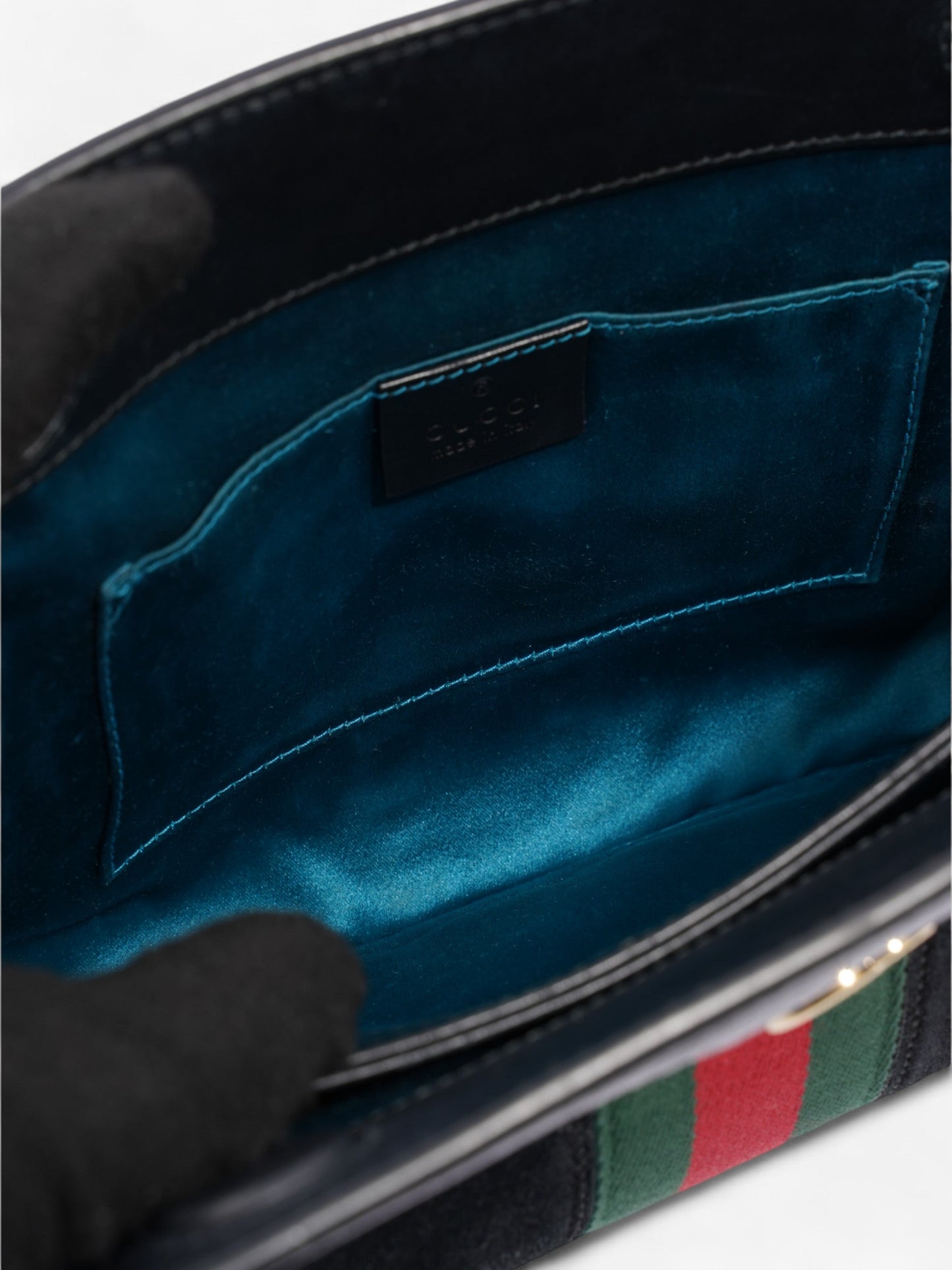 Gucci Ophidia GG Black / Red / Green Suede