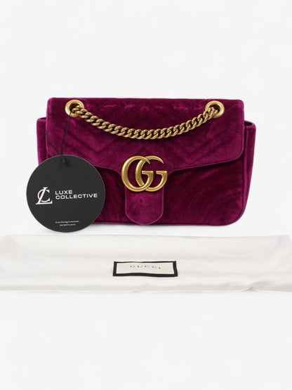 Gucci GG Marmont Purple Velvet Small