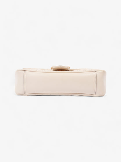 Gucci GG Marmont White Matelasse Leather Small