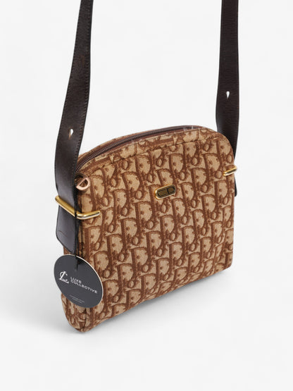 Christian Dior Vintage Trotter Brown Canvas