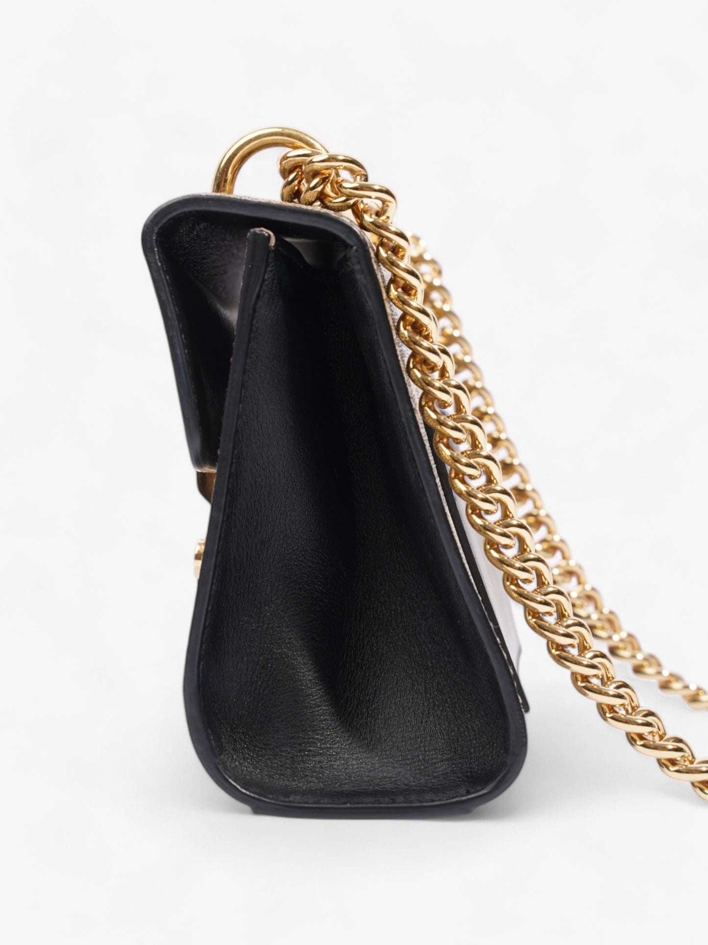 Gucci Padlock Bee Chain Shoulder Supreme Coated Canvas Small