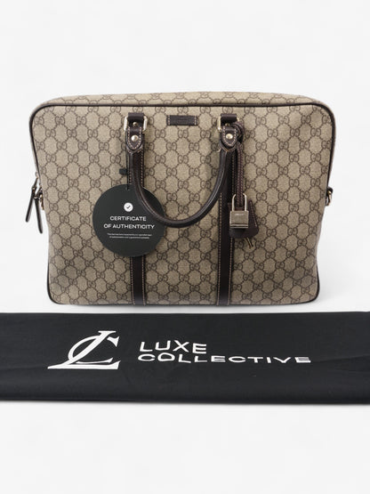 Gucci GG Business Bag GG Supreme / Brown Coated Canvas