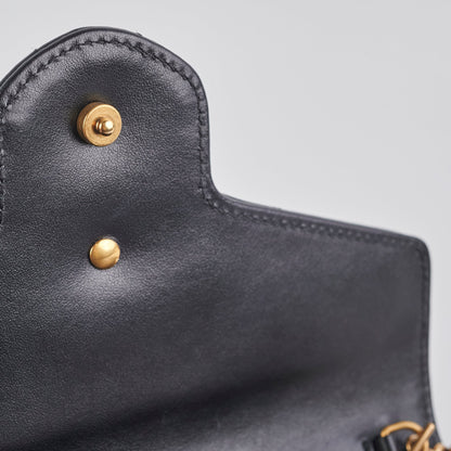 Gucci Marmont Wallet On Chain Woc Black