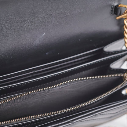Gucci Marmont Wallet On Chain Woc Black