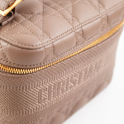 Dior Small Vanity Case Taupe/Brown