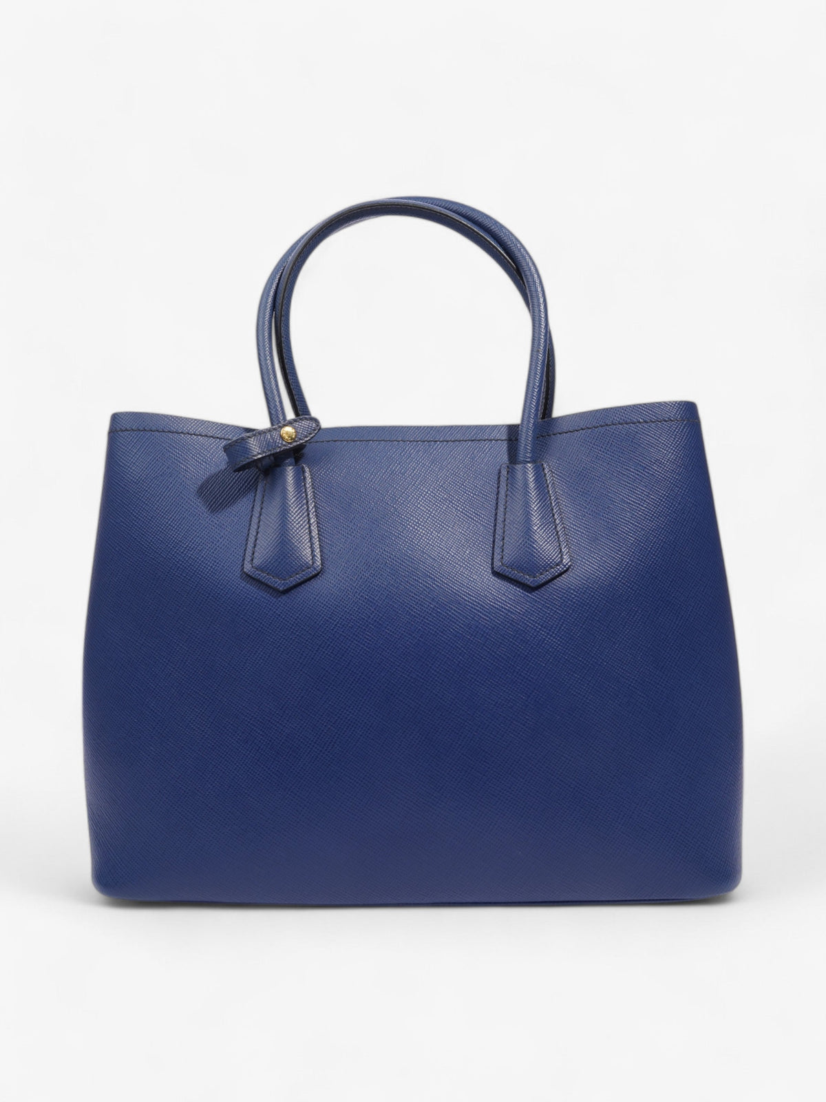 Prada Galleria Tote Blue Saffiano Leather Large