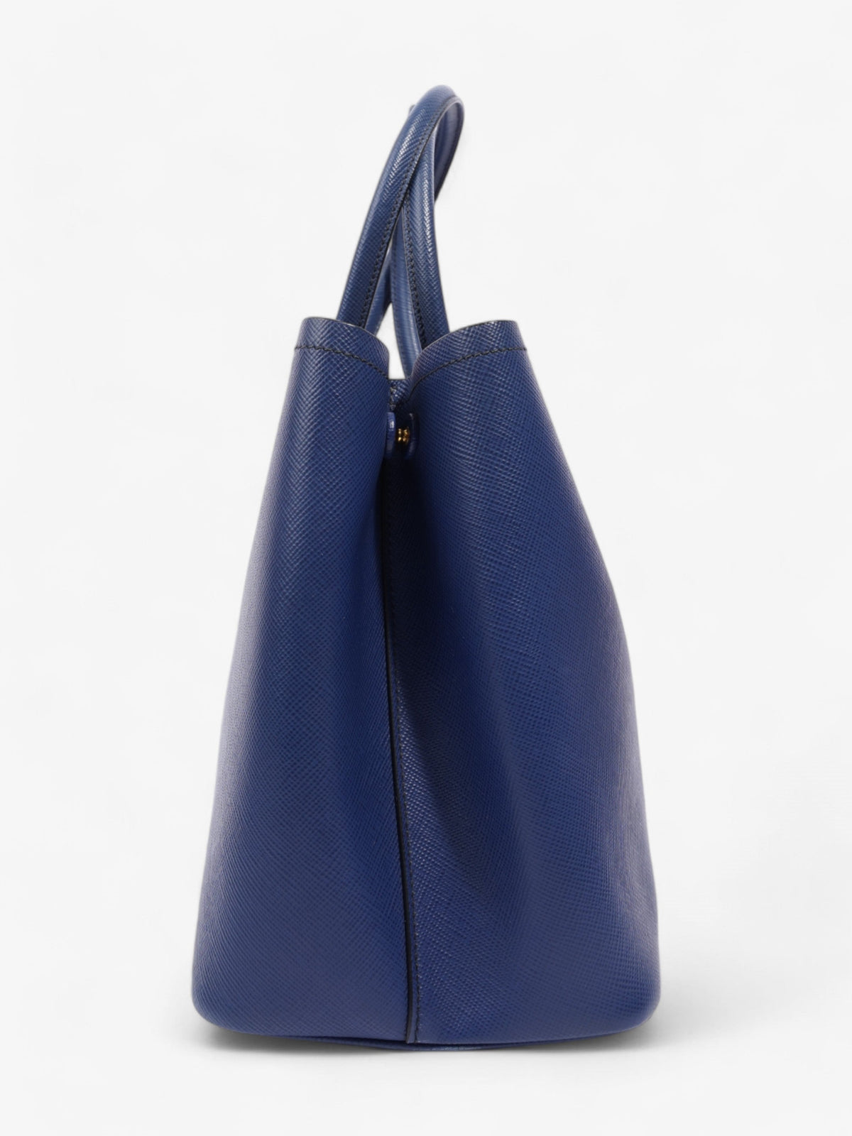 Prada Galleria Tote Blue Saffiano Leather Large