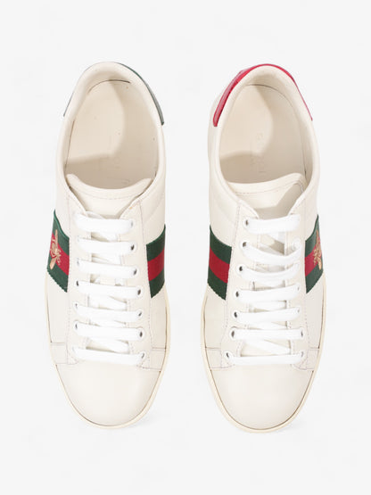 Gucci Ace Embroidered Bee White / Green / Red Leather EU 37 UK 4