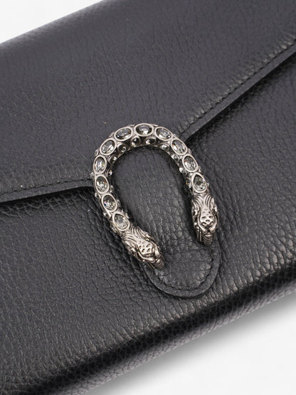 Gucci Dionysus Chain Wallet Black Leather