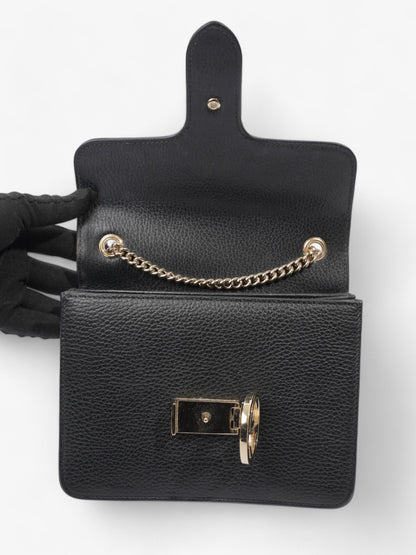 Gucci Interlocking Bag Black Leather Small