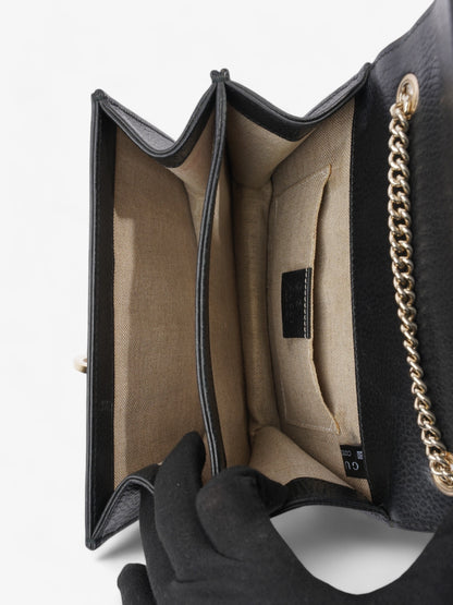 Gucci Interlocking Bag Black Leather Small