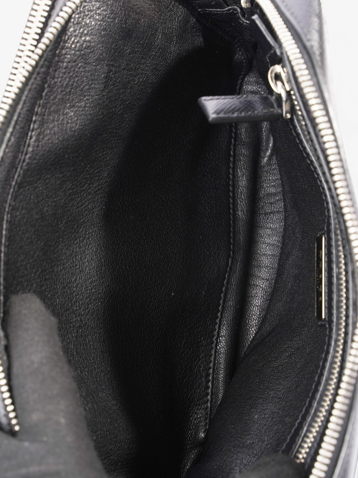 Prada Wristlet Black Saffiano Leather
