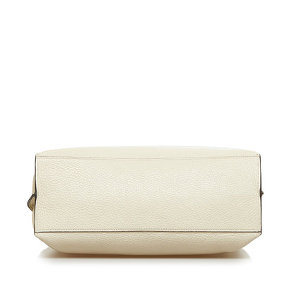 Gucci Bamboo Daily Handbag Medium White