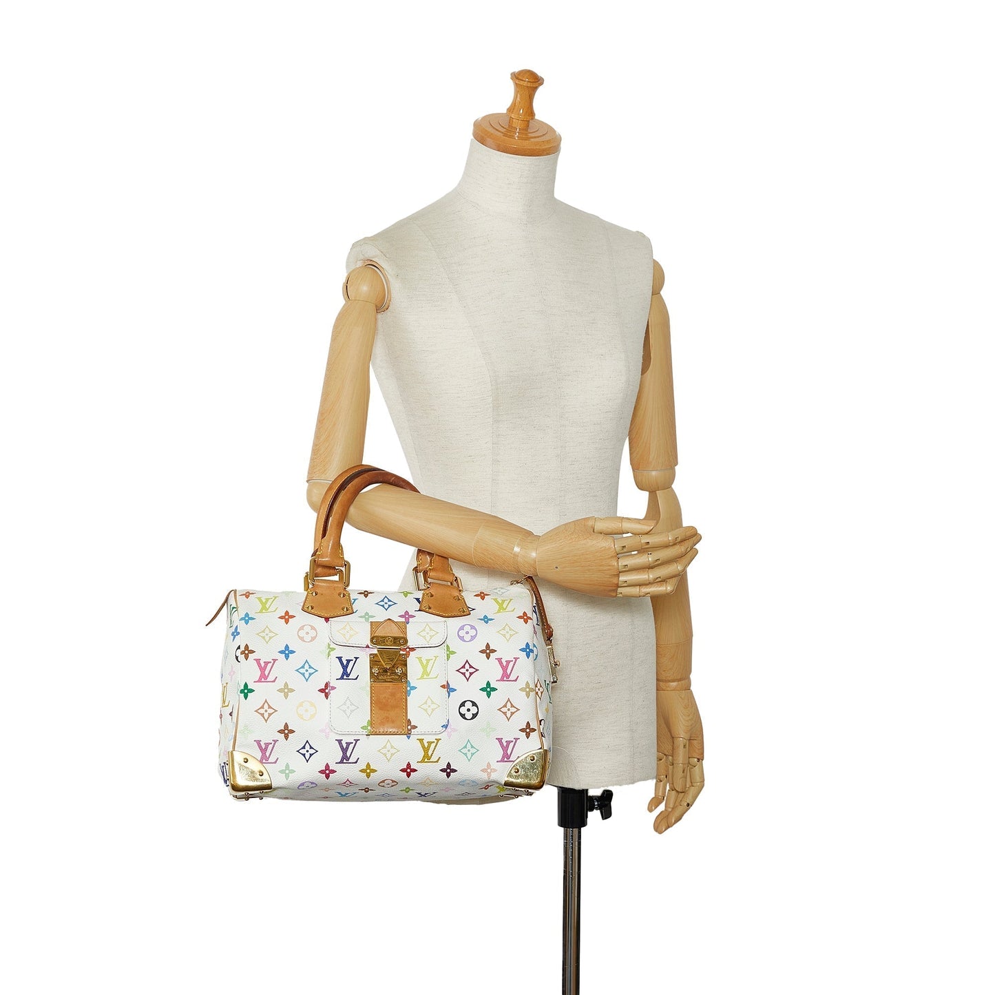 LOUIS VUITTON Monogram Multicolore Speedy 30 Boston Bag