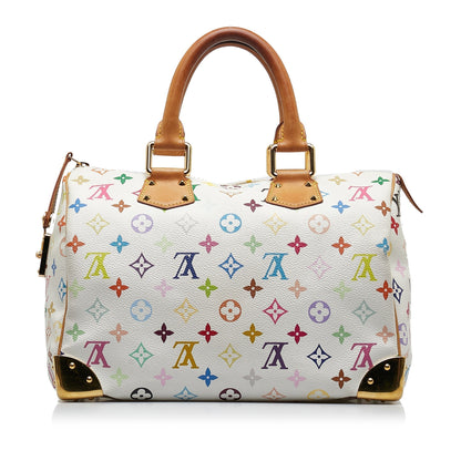 LOUIS VUITTON Monogram Multicolore Speedy 30 Boston Bag