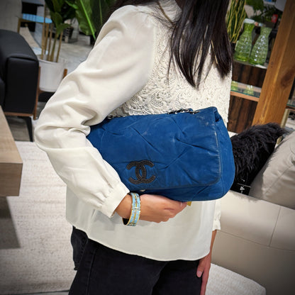 Chanel CC Glint Iridescent Calfskin Nubuck Flap bag TWS