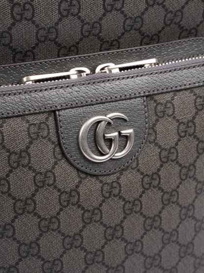Gucci Ophidia Backpack GG Supreme / Grey Canvas Medium