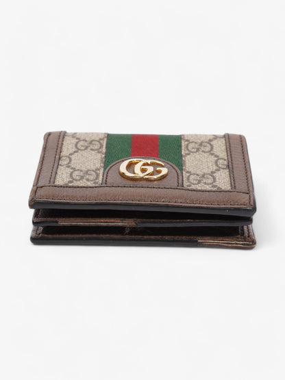 Gucci GG Ophidia Wallet GG Supreme / Brown / Gold Canvas
