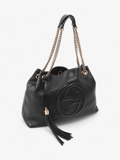 Gucci Soho Chain Tote Black Leather