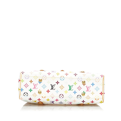 LOUIS VUITTON Monogram Multicolore Aurelia MM White