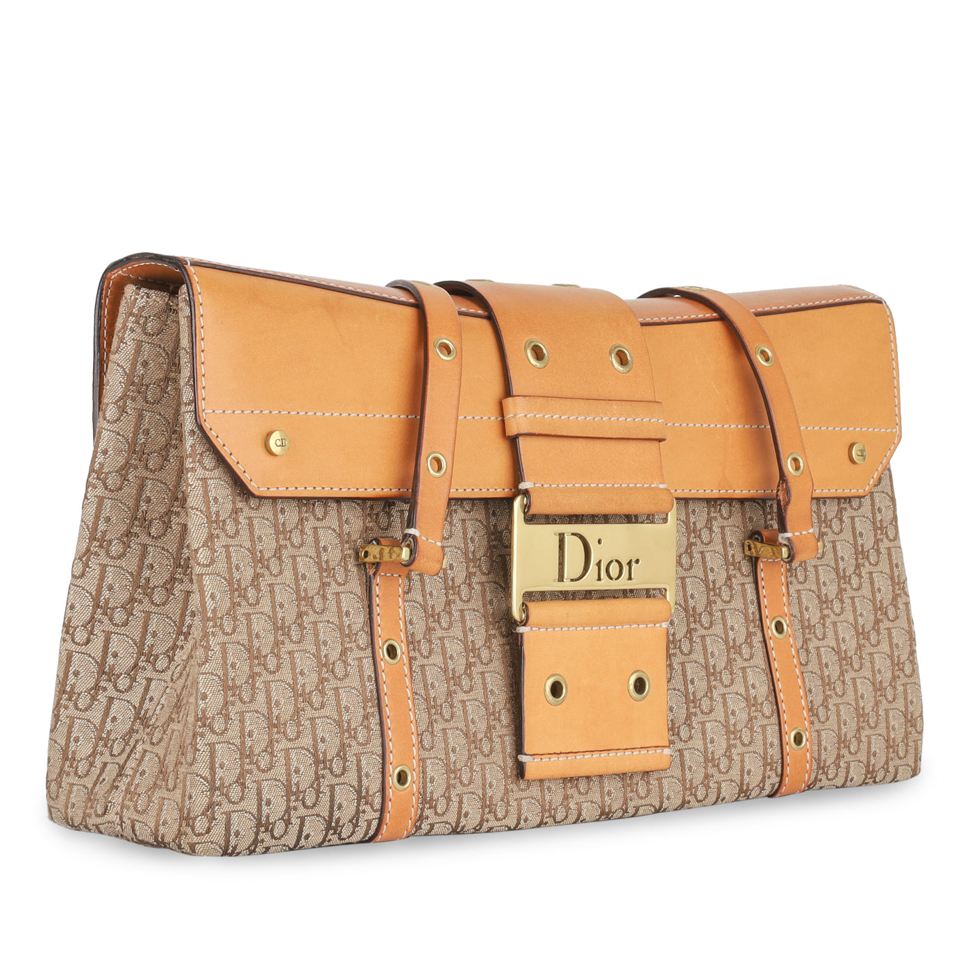 Christian Dior Vintage Oblique Shoulder Bag