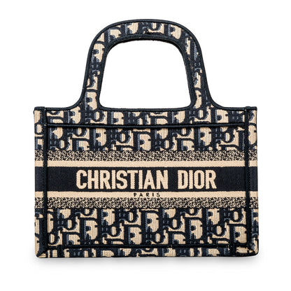 Christian Dior Mini Book Tote - Oblique Canvas