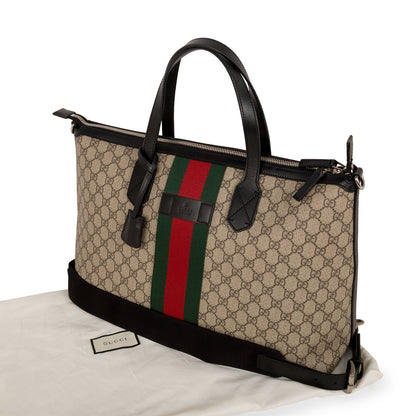 Gucci GG Supreme Canvas Carryall Boston Bag